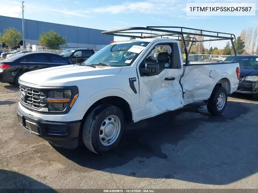 1FTMF1KP5SKD47587 2025 Ford F-150 Xl