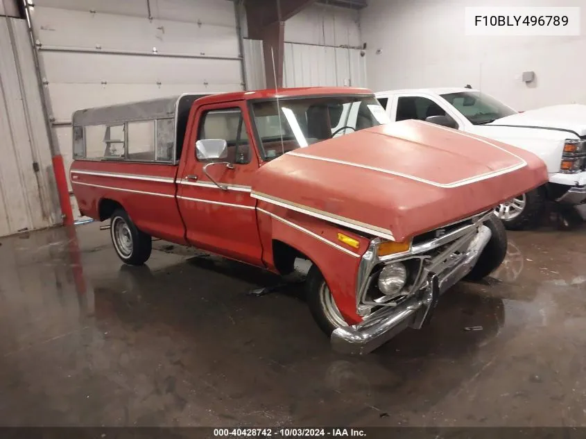 F10BLY496789 1977 Ford F100