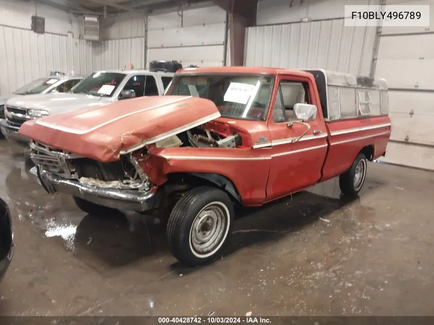 F10BLY496789 1977 Ford F100