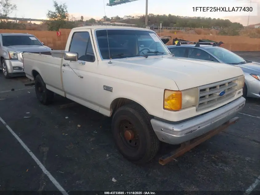 1FTEF25HXLLA77430 1990 Ford F250