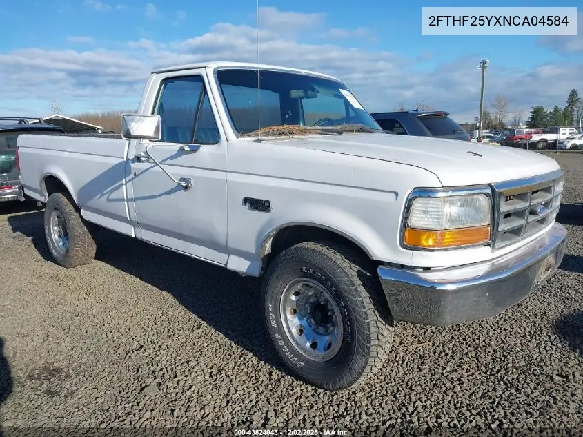2FTHF25YXNCA04584 1992 Ford F250