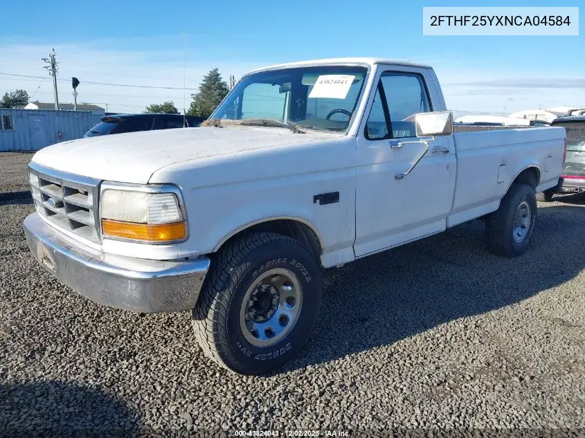 2FTHF25YXNCA04584 1992 Ford F250