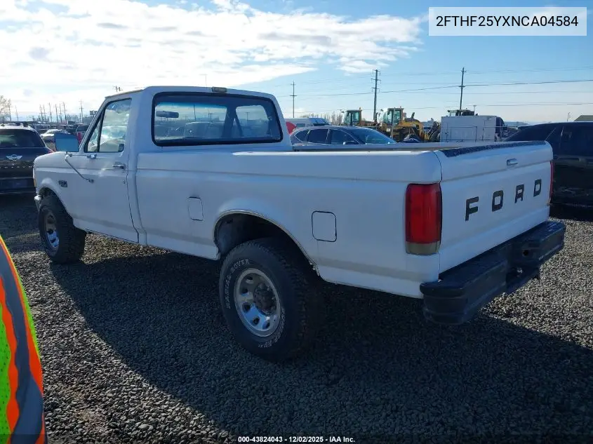 2FTHF25YXNCA04584 1992 Ford F250