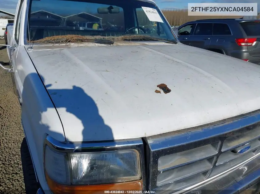 2FTHF25YXNCA04584 1992 Ford F250