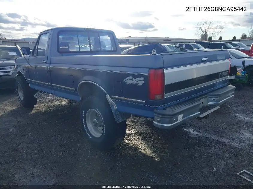 2FTHF26G8NCA95442 1992 Ford F250