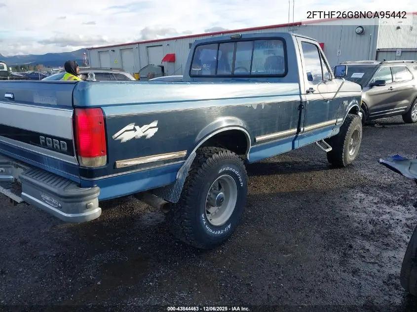 2FTHF26G8NCA95442 1992 Ford F250