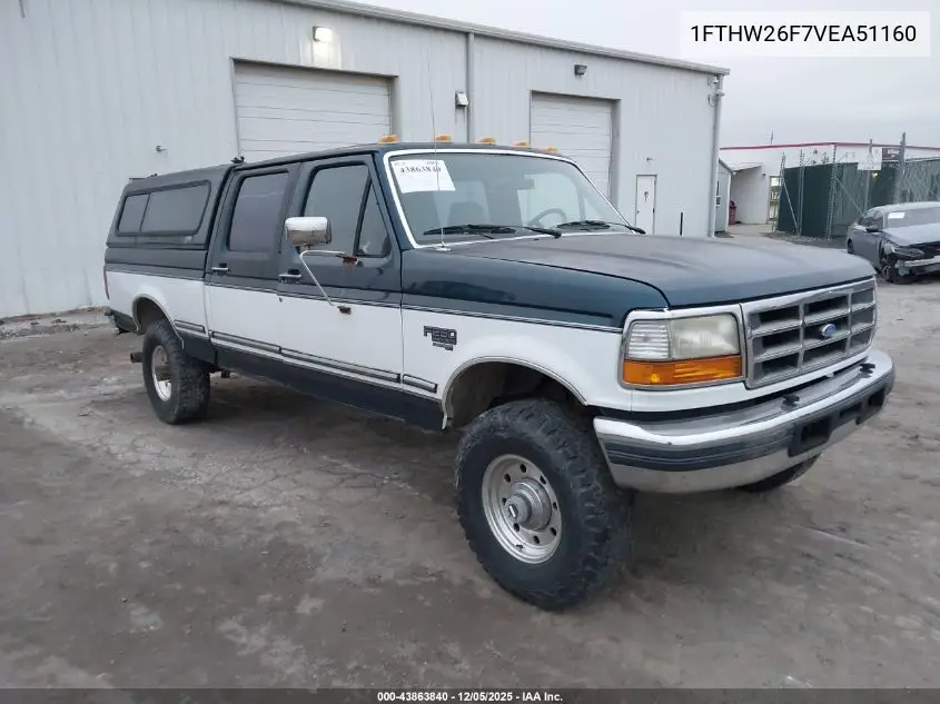 1FTHW26F7VEA51160 1997 Ford F-250 Xl