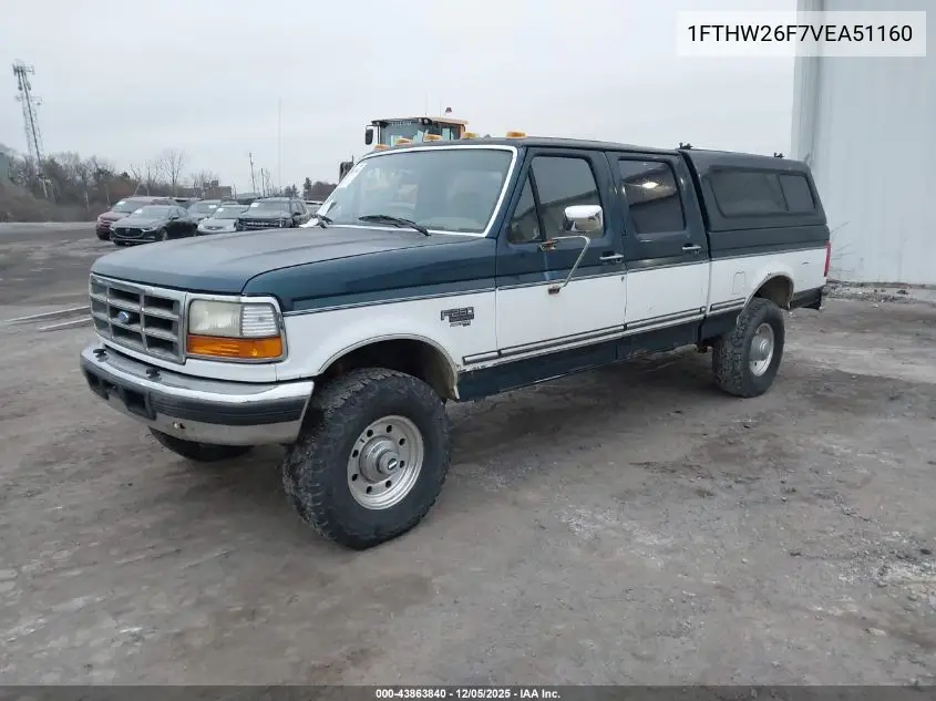 1FTHW26F7VEA51160 1997 Ford F-250 Xl