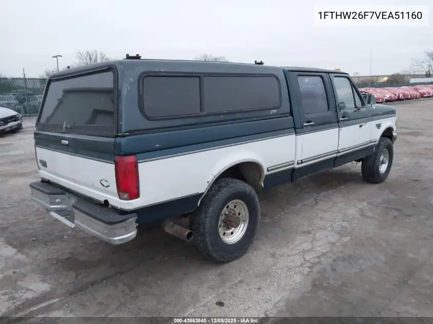 1FTHW26F7VEA51160 1997 Ford F-250 Xl