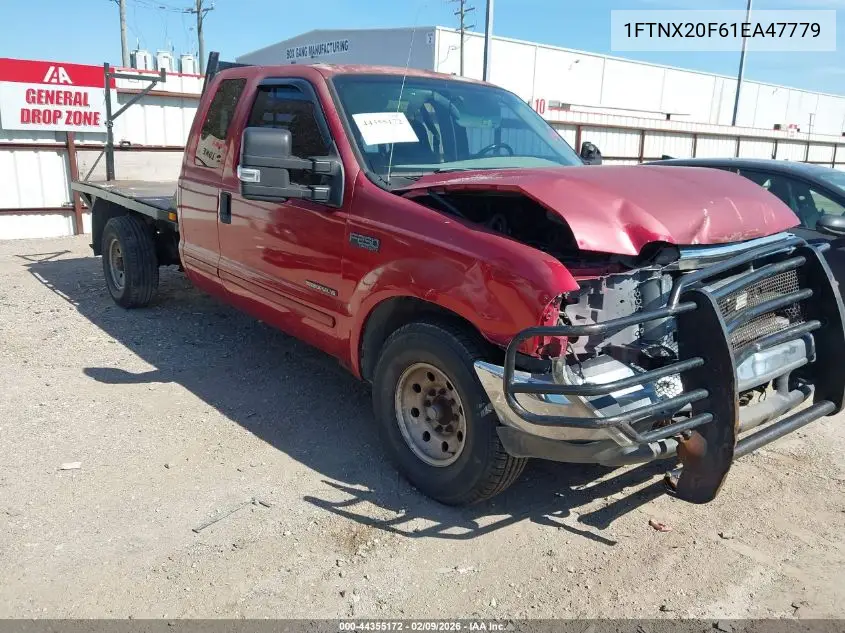 1FTNX20F61EA47779 2001 Ford F-250 Lariat/Xl/Xlt