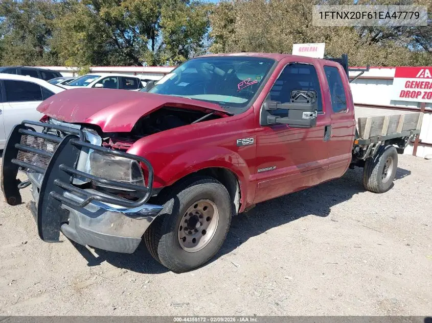 1FTNX20F61EA47779 2001 Ford F-250 Lariat/Xl/Xlt