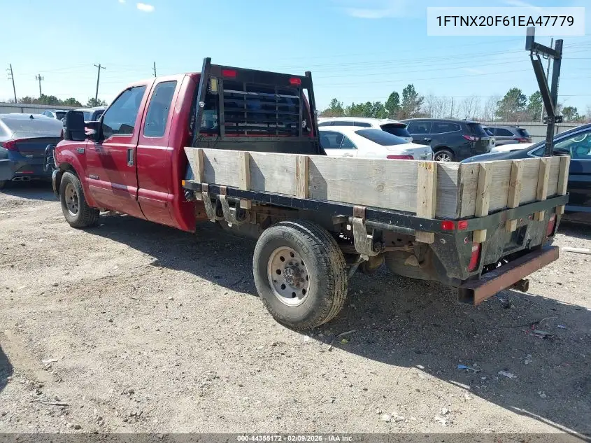 1FTNX20F61EA47779 2001 Ford F-250 Lariat/Xl/Xlt