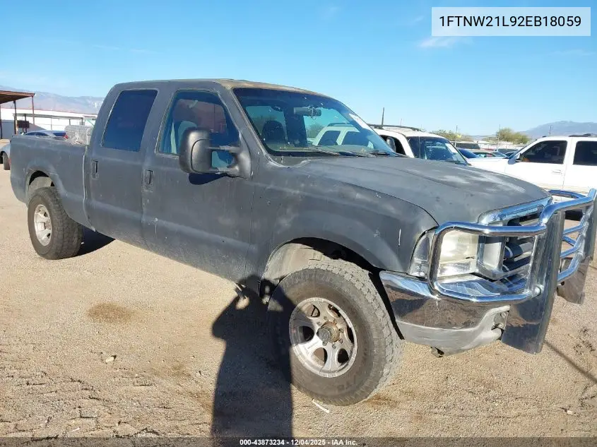 1FTNW21L92EB18059 2002 Ford F-250 Lariat/Xl/Xlt