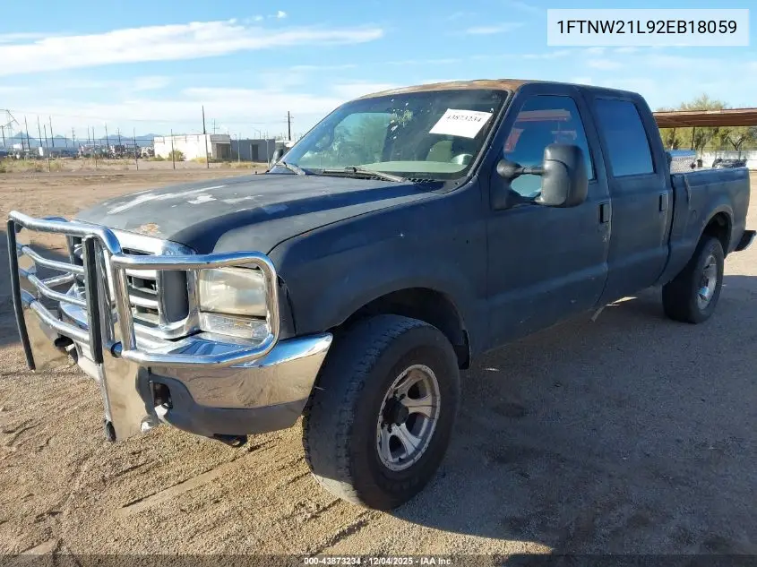 1FTNW21L92EB18059 2002 Ford F-250 Lariat/Xl/Xlt