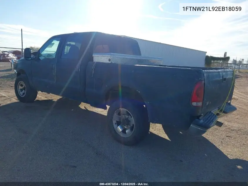 1FTNW21L92EB18059 2002 Ford F-250 Lariat/Xl/Xlt