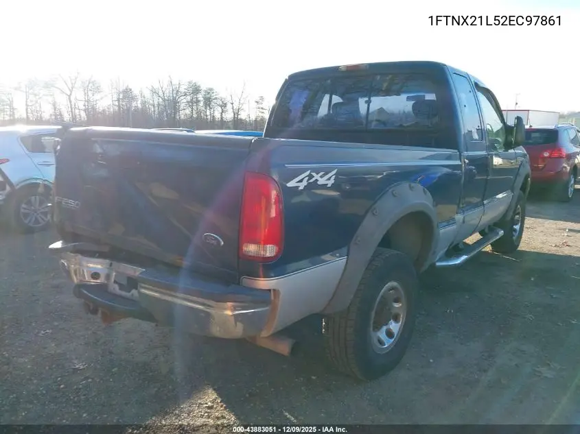 1FTNX21L52EC97861 2002 Ford F-250 Lariat/Xl/Xlt
