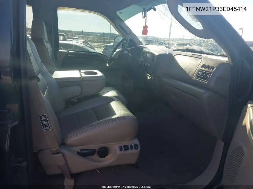1FTNW21P33ED45414 2003 Ford F-250 Lariat/Xl/Xlt