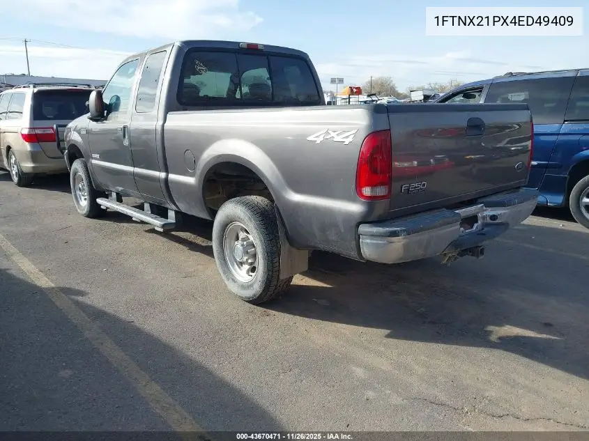 1FTNX21PX4ED49409 2004 Ford F-250 Lariat/Xl/Xlt