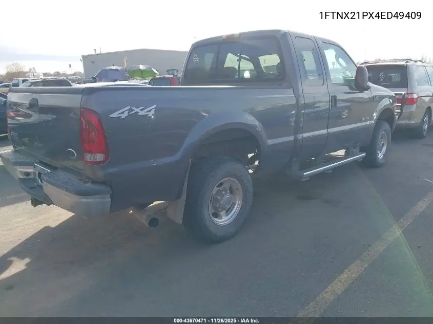 1FTNX21PX4ED49409 2004 Ford F-250 Lariat/Xl/Xlt