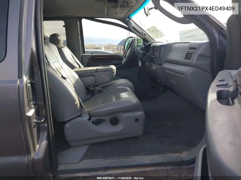 1FTNX21PX4ED49409 2004 Ford F-250 Lariat/Xl/Xlt