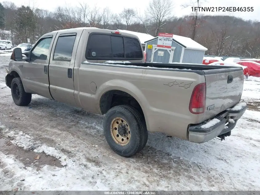1FTNW21P24EB46355 2004 Ford F-250 Lariat/Xl/Xlt