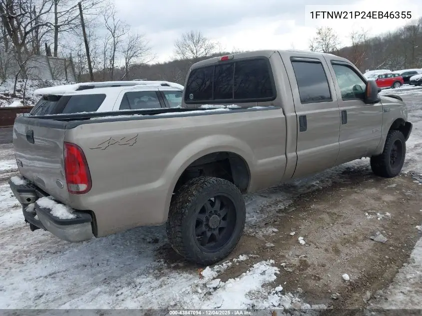 1FTNW21P24EB46355 2004 Ford F-250 Lariat/Xl/Xlt