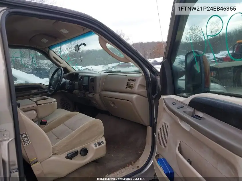 1FTNW21P24EB46355 2004 Ford F-250 Lariat/Xl/Xlt