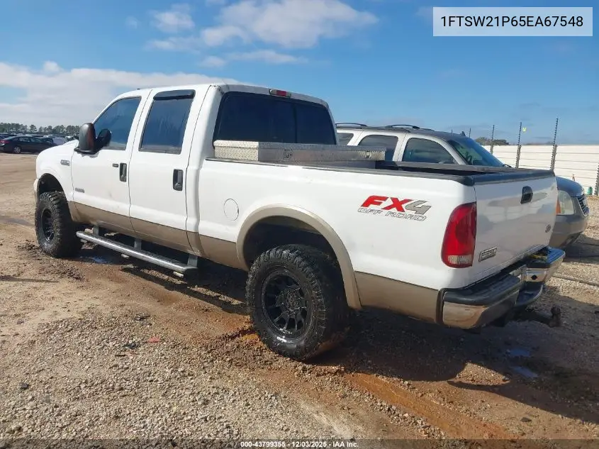 1FTSW21P65EA67548 2005 Ford F-250 Lariat/Xl/Xlt