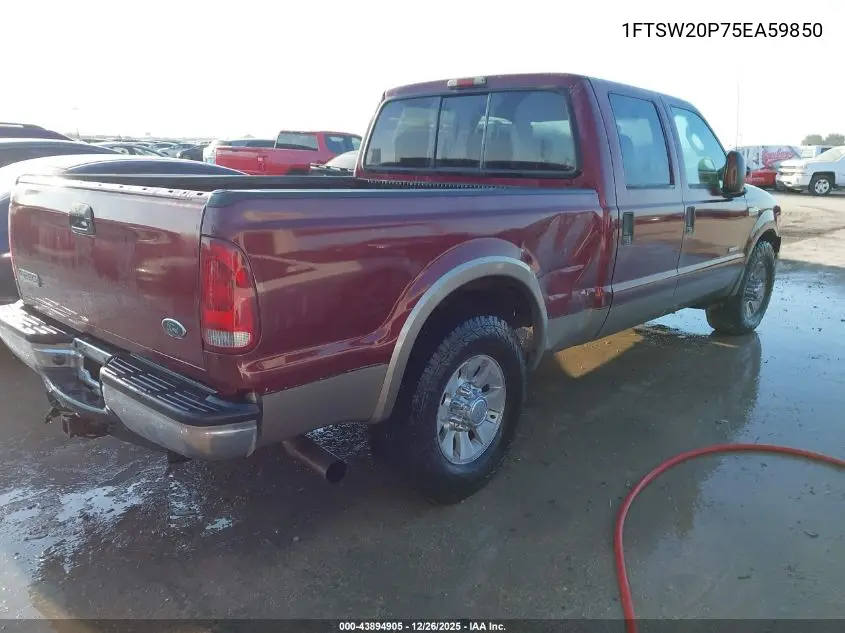 1FTSW20P75EA59850 2005 Ford F-250 Lariat/Xl/Xlt