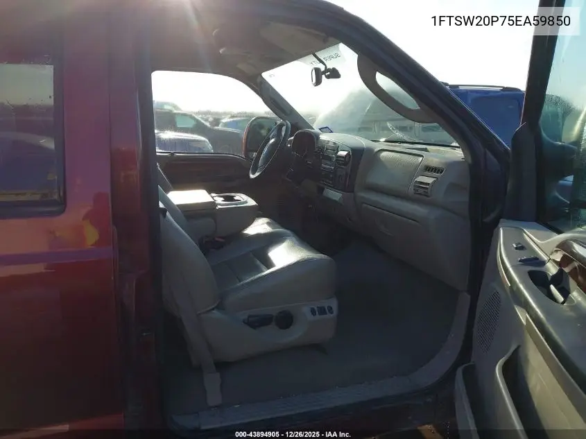 1FTSW20P75EA59850 2005 Ford F-250 Lariat/Xl/Xlt
