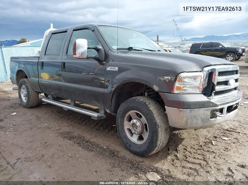 1FTSW21Y17EA92613 2007 Ford F-250 Lariat/Xl/Xlt