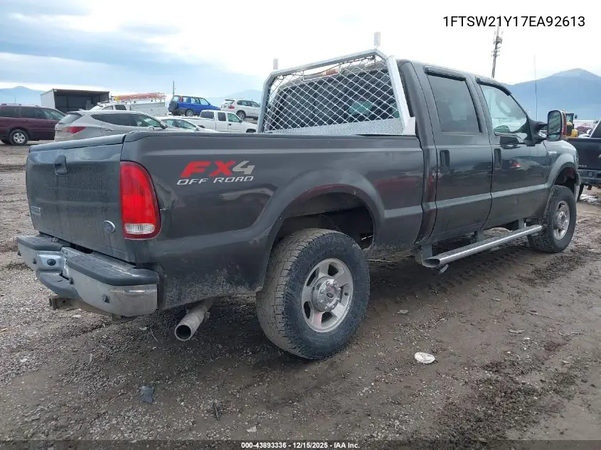 1FTSW21Y17EA92613 2007 Ford F-250 Lariat/Xl/Xlt