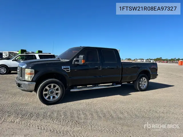 1FTSW21R08EA97327 2008 Ford F-250 2008 Ford F-250 Lariat 4X4 Crew Cab Pickup
