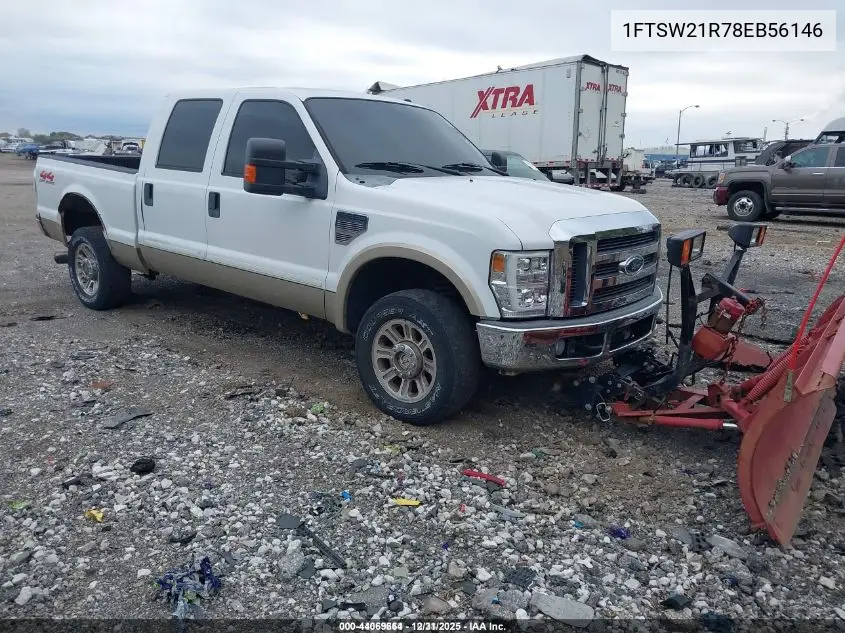 1FTSW21R78EB56146 2008 Ford F-250 Fx4/Harley-Davidson/King Ranch/Lariat/Xl/Xlt
