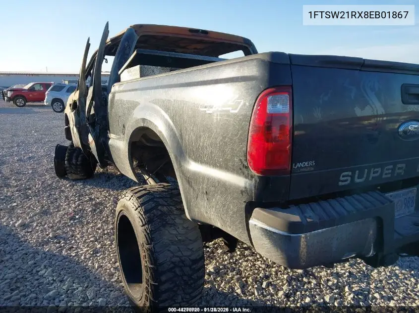1FTSW21RX8EB01867 2008 Ford F-250 Fx4/Harley-Davidson/King Ranch/Lariat/Xl/Xlt