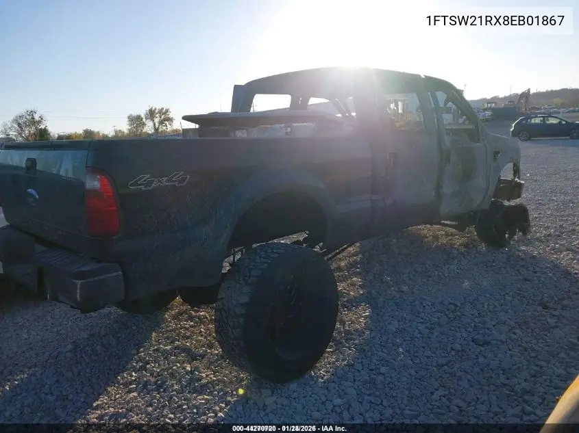 1FTSW21RX8EB01867 2008 Ford F-250 Fx4/Harley-Davidson/King Ranch/Lariat/Xl/Xlt