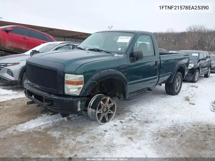 1FTNF21578EA25390 2008 Ford F-250 Xl