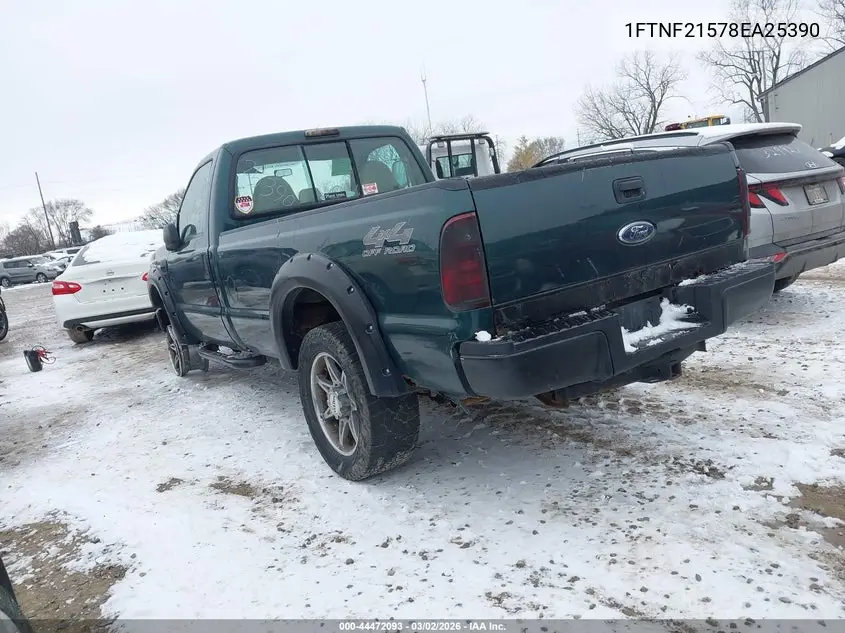 1FTNF21578EA25390 2008 Ford F-250 Xl