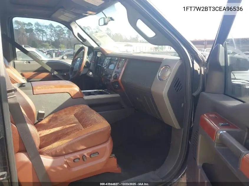 1FT7W2BT3CEA96536 2012 Ford F-250 Lariat