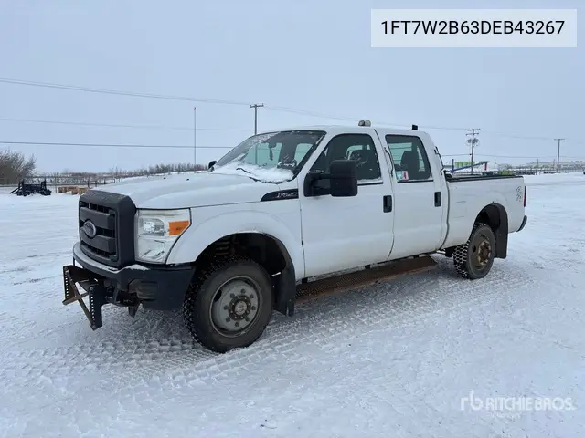 1FT7W2B63DEB43267 2013 Ford F-250 2013 Ford F-250 Xl 4X4 Crew Cab Pickup (Inoperable)