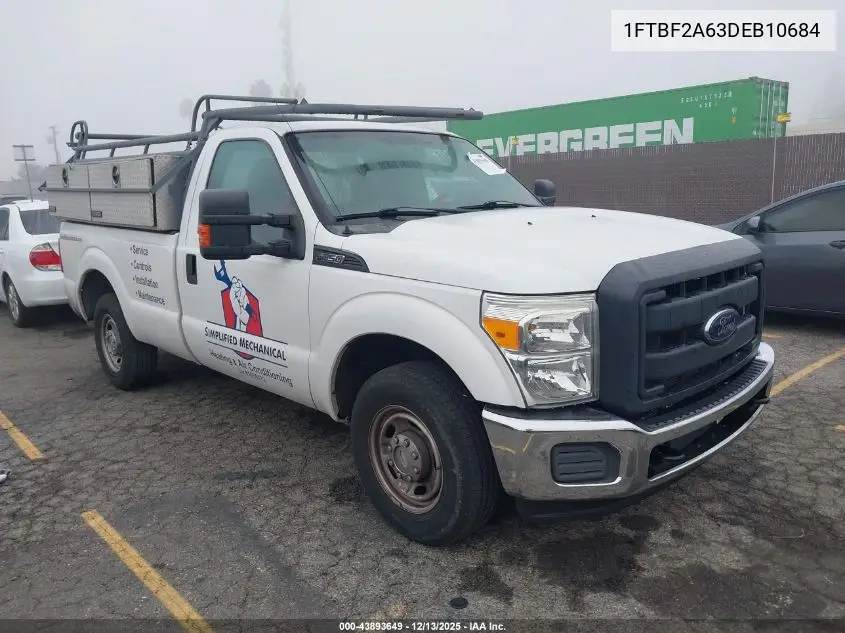 1FTBF2A63DEB10684 2013 Ford F-250 Xl