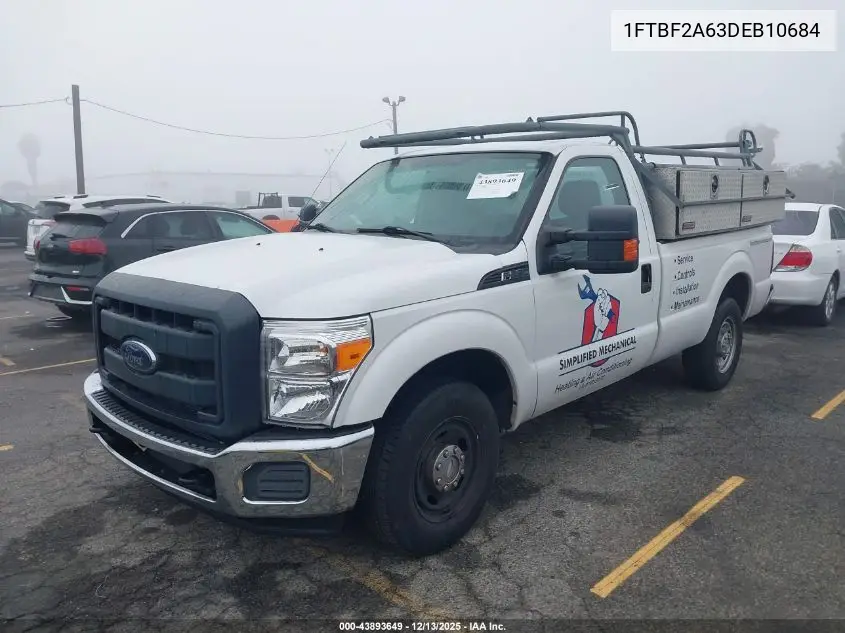 1FTBF2A63DEB10684 2013 Ford F-250 Xl