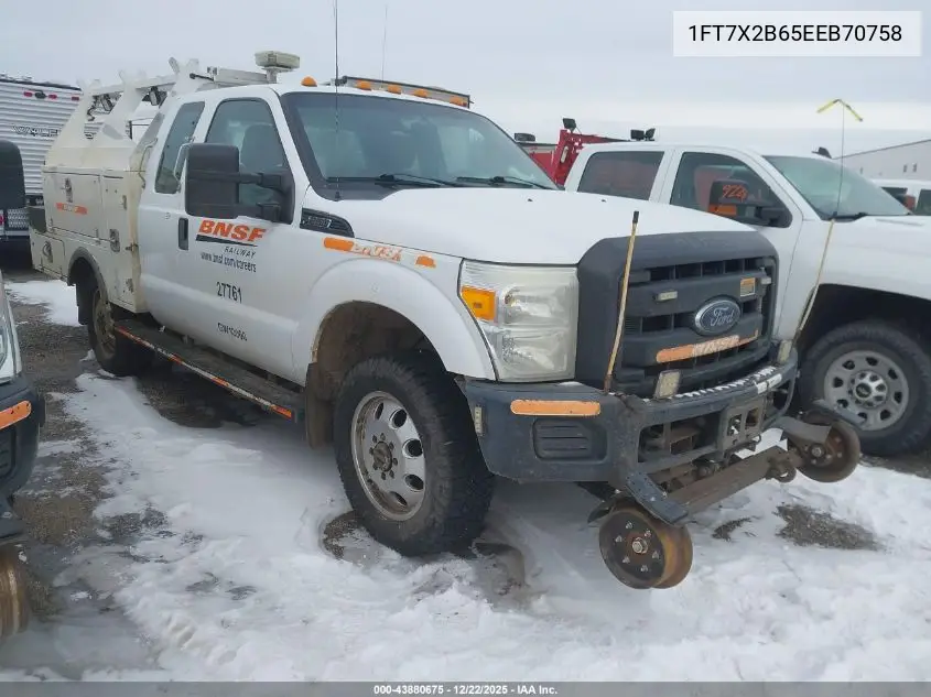 1FT7X2B65EEB70758 2014 Ford F-250 Xl