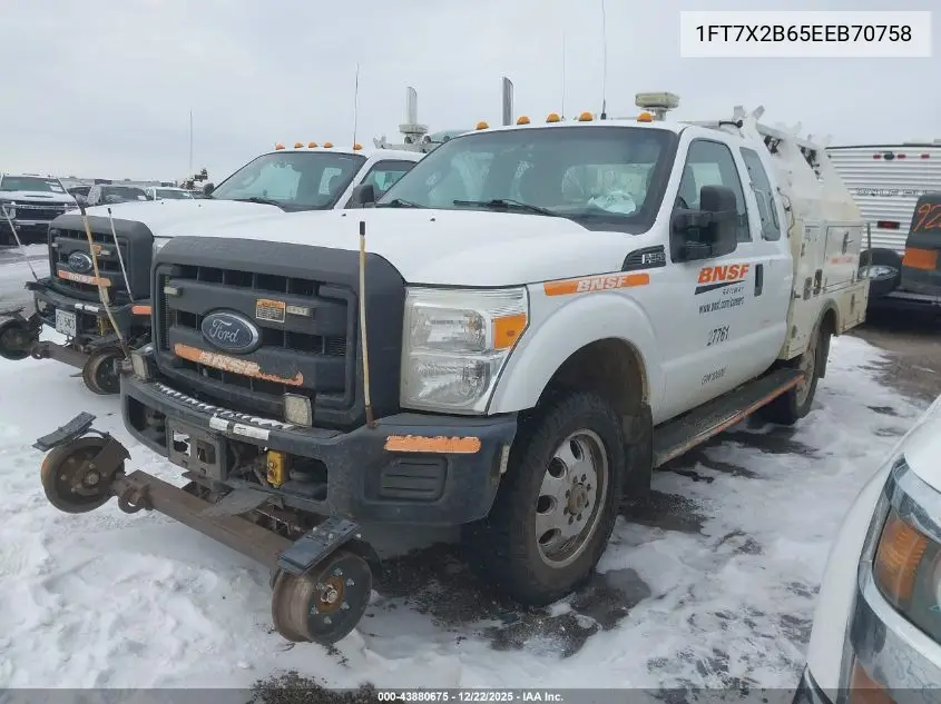 1FT7X2B65EEB70758 2014 Ford F-250 Xl