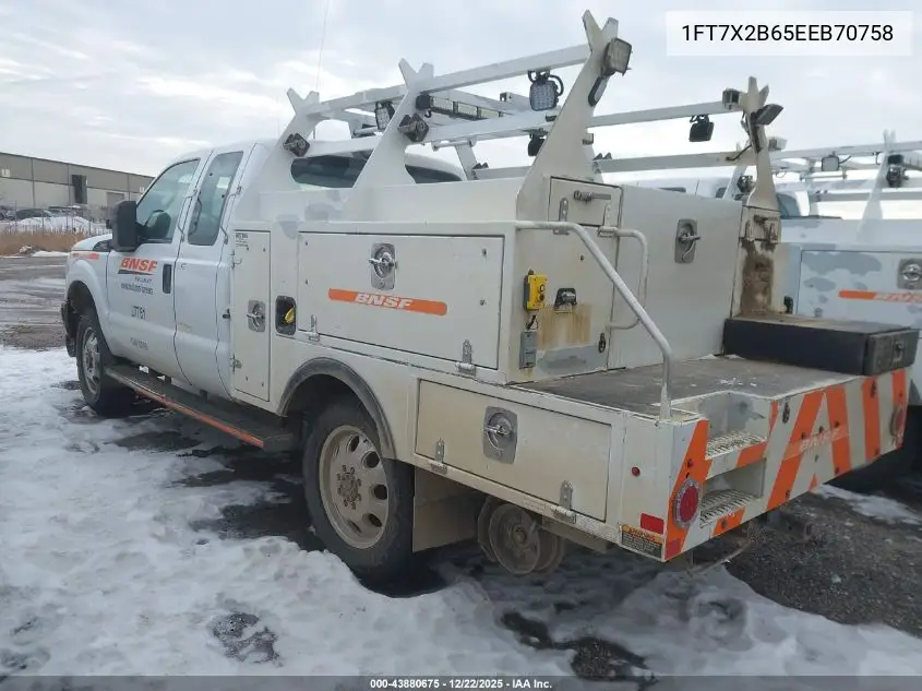 1FT7X2B65EEB70758 2014 Ford F-250 Xl