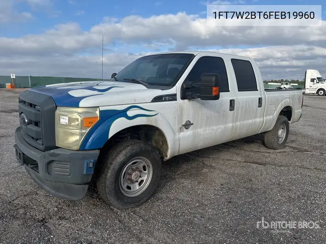 1FT7W2BT6FEB19960 2015 Ford F-250 2015 Ford F-250 4X4 Crew Cab Pickup (Inoperable)