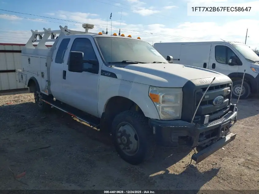 1FT7X2B67FEC58647 2015 Ford F-250 Xl