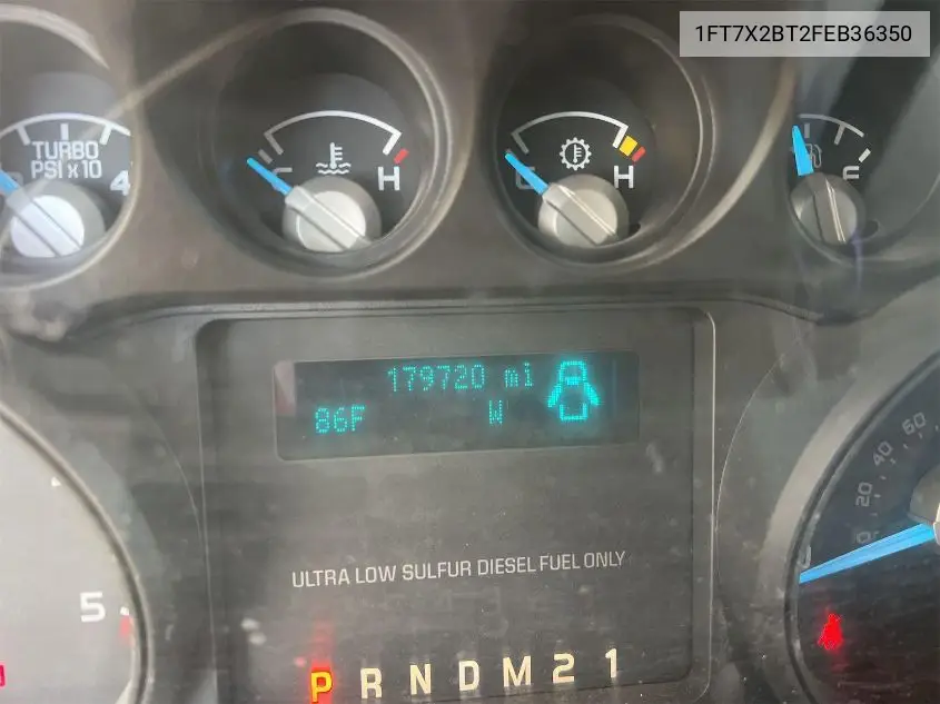 1FT7X2BT2FEB36350 2015 Ford F-250 Xl