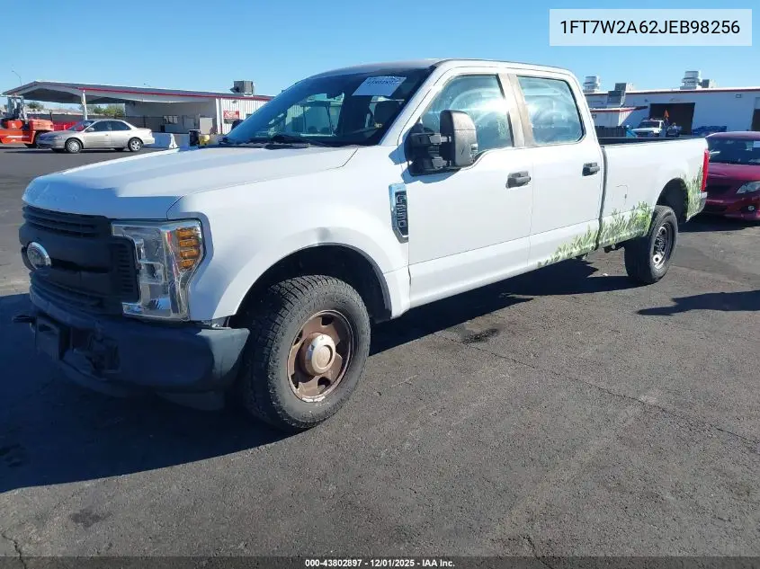 1FT7W2A62JEB98256 2018 Ford F-250 Xl