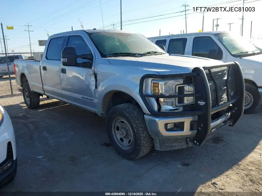 1FT7W2BTXJEC81003 2018 Ford F-250 Xlt